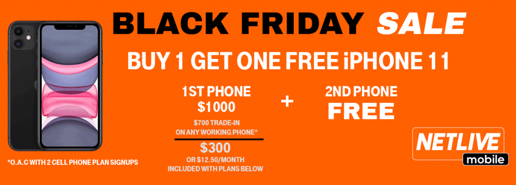 Black Friday iPhone11 banner