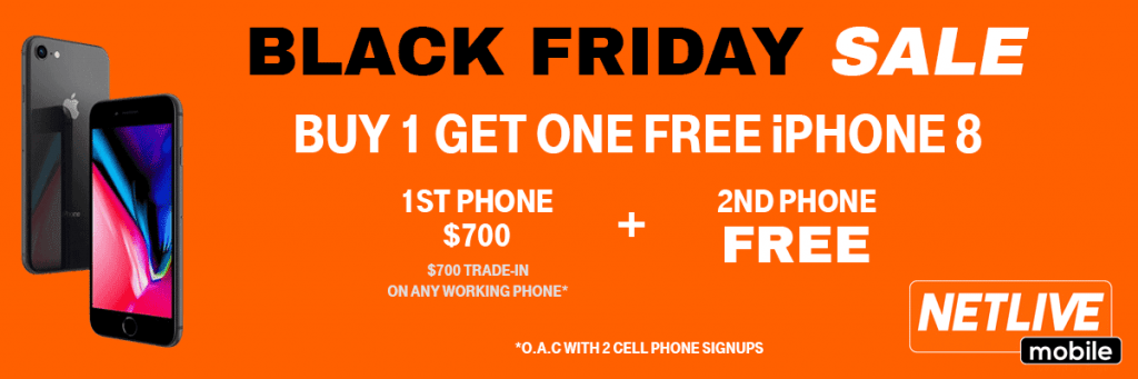 Black Friday iPhone8 banner