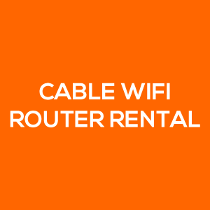 CABLE WIFI ROUTER rental