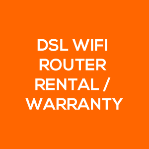 DSL Wifi Router Rental Warranty
