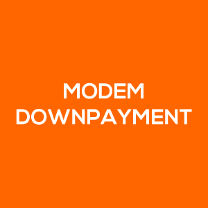 modem downpayment