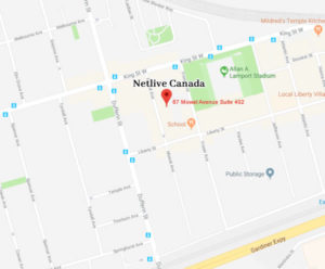 netlive Canada map