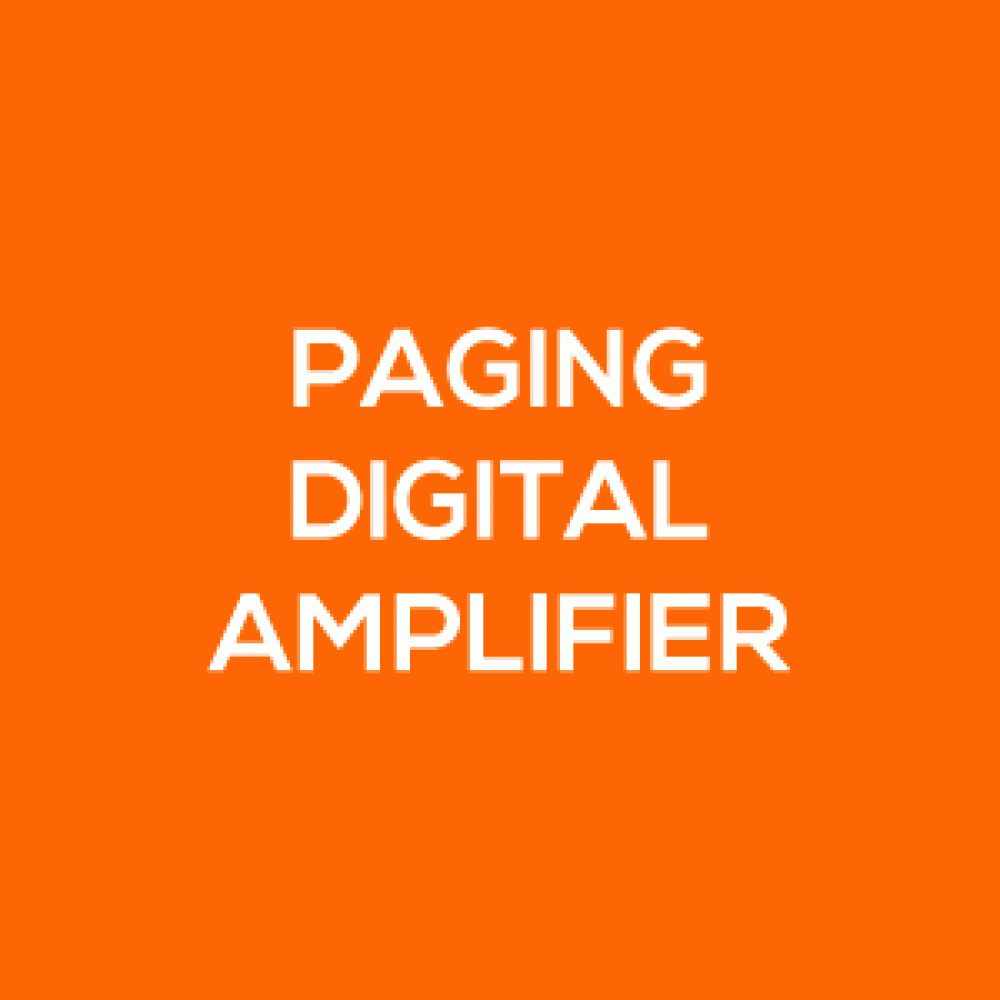 Paging Digital Amplifier Net Live