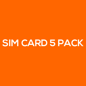 sim card 5 pack